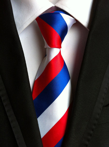 Red & Blue Color Business Men's Ties