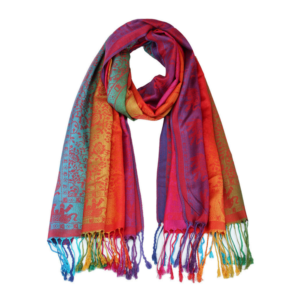 Cachecol Double Sided Scarves Wrap