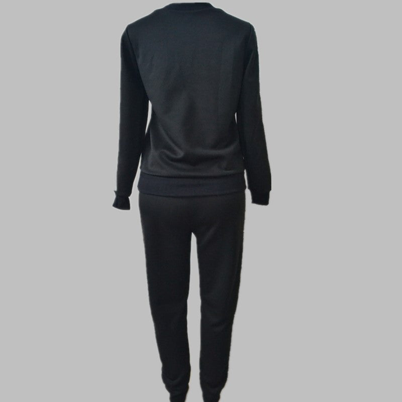 Tracksuits for Women 2-Pieces Silver Star Pattern