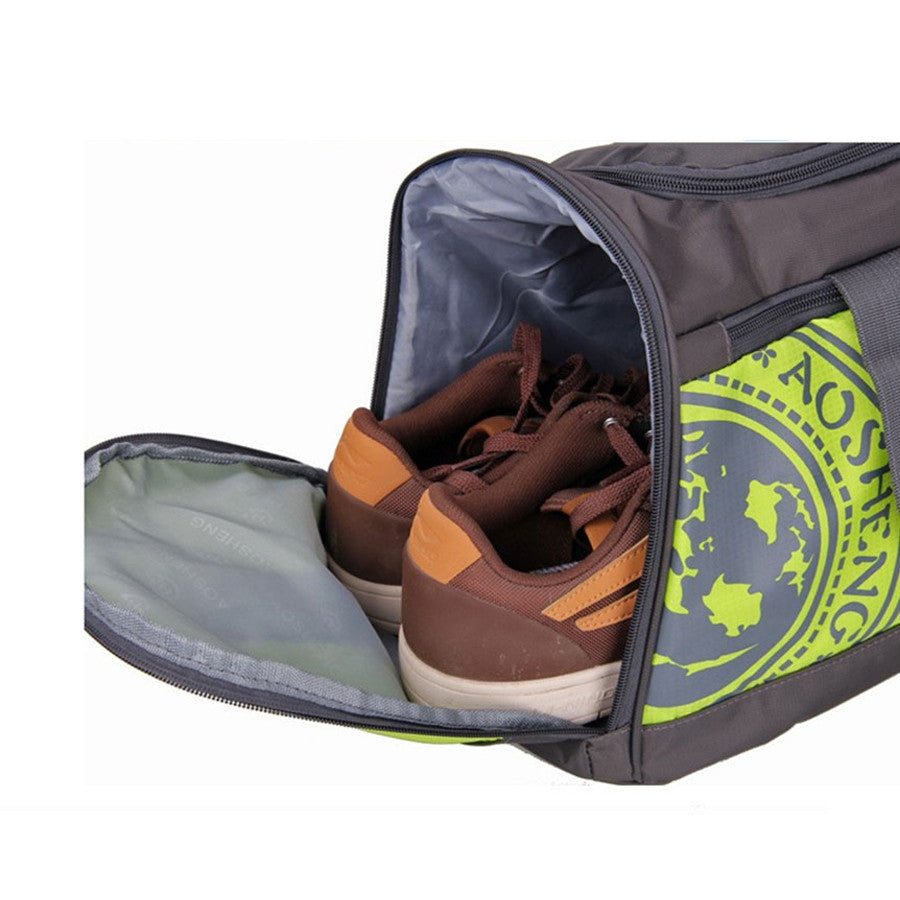 Light Portable Travel Bag With Independent Shoe Space