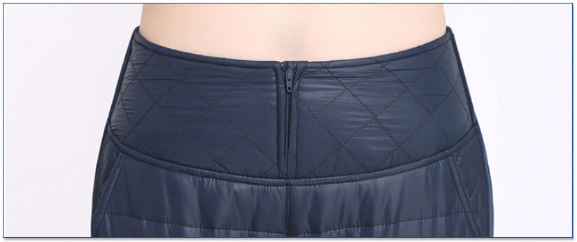 Winter Outer Wear Slim Warm Windproof Thick Down Women Pants