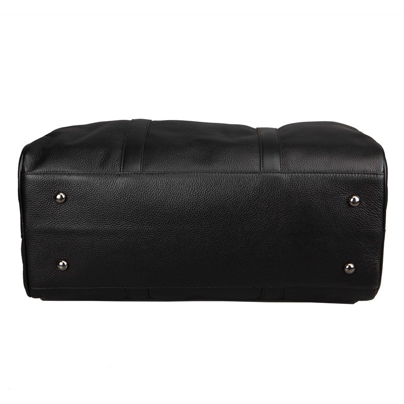 Genuine Leather Large Capacity Travel Bags Waterproof Weekend Duffle Luggage