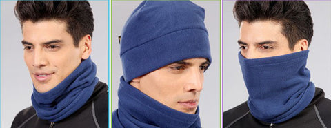 Fleece Scarf Neck Warmer Face Mask Cycling Hiking Unisex Scarves