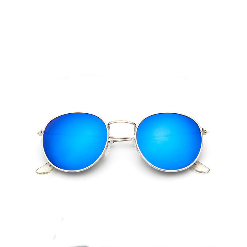 Round Colorful Lenses Sunglasses Unisex