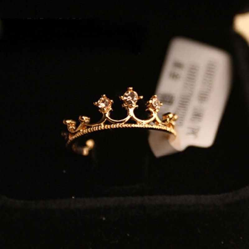 Crown Ring Elegant Beauty Ring wr-