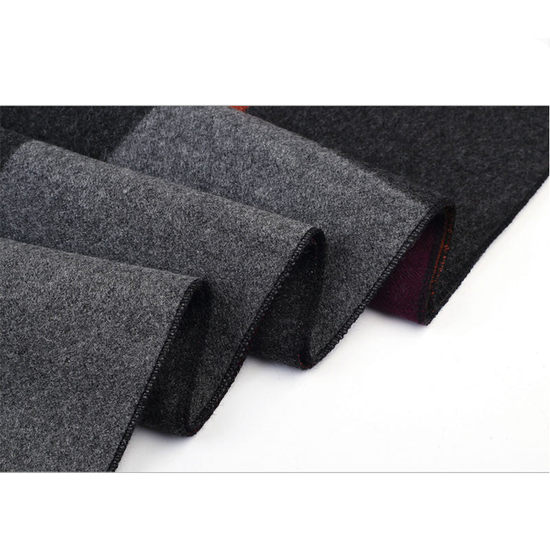 Luxury Color Contract Muffler Business Casual Men's Scarves