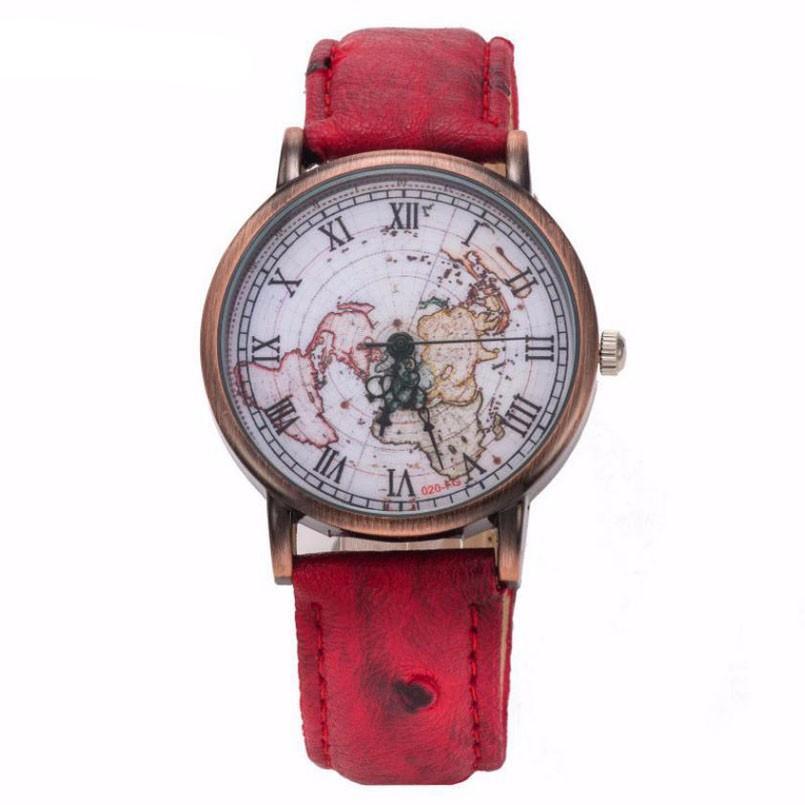 Casual World Map Watch ww-d wm-q