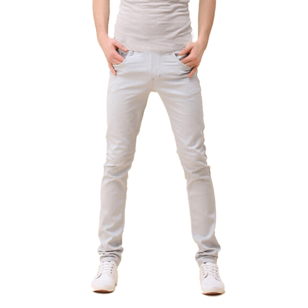 New Casual Candy Slim Elasticity Jeans for Men