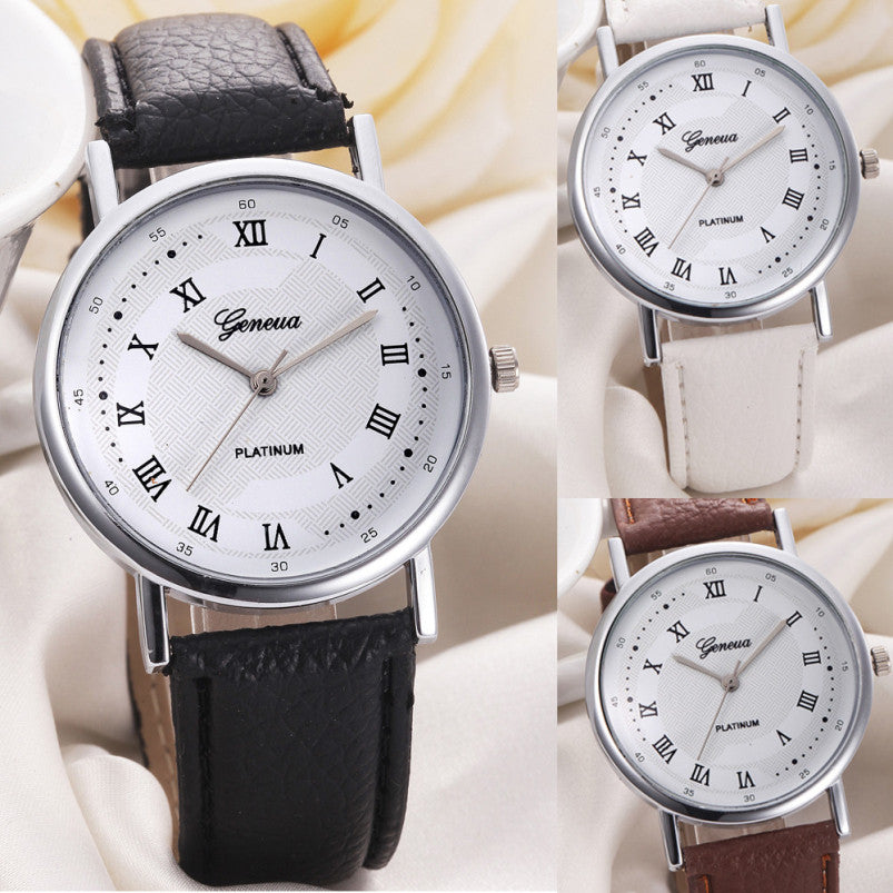 Classic Luxury Splendid Roman Number Watch ww-d wm-q