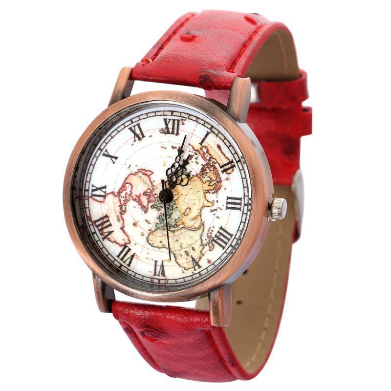 Casual World Map Watch ww-d wm-q