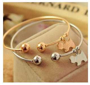 Puppy Bangle Bracelets