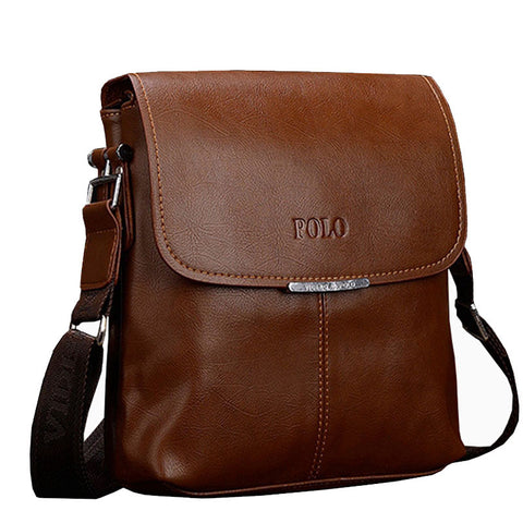 Leather Crossbody Messenger Bag For Men bc