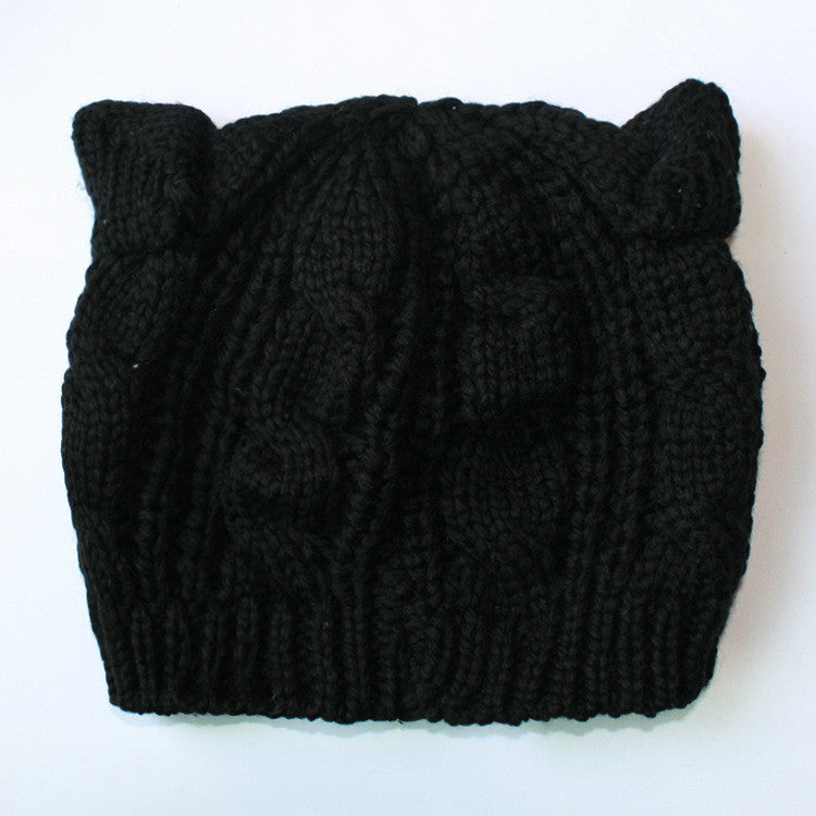 Lady Wool Hotspot Cat Ear Fashion Hats for Women