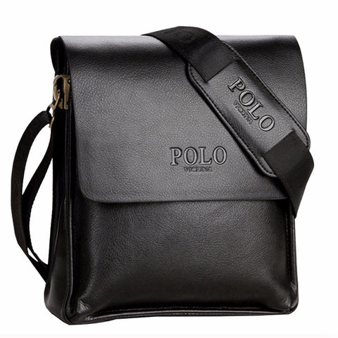 Brand Leather Messenger Crossbody Bag For Men bc