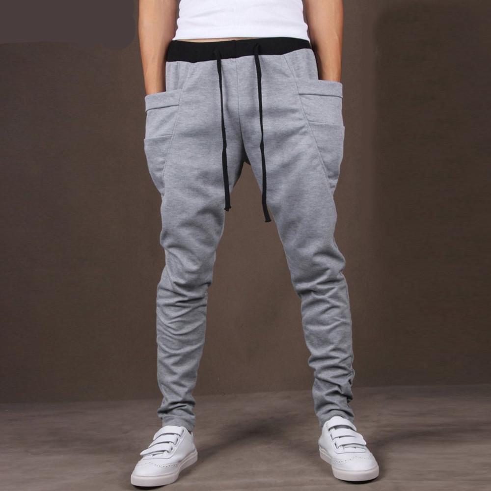 Hot Sale Big Pocket Hip Hop Fitness Clothing Joggers Casual Pants for Men