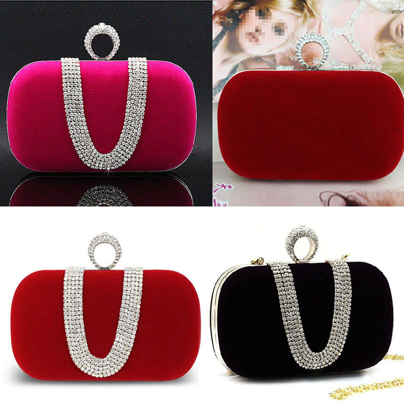 Crystal Luxury Purse Evening Bag Clutch