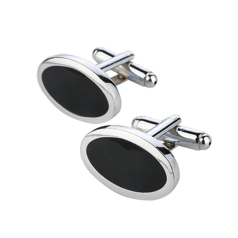 Business Blank Crystal Cufflinks for Men