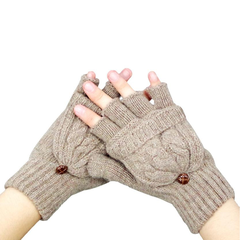 Fashion Warmer Fingerless Gloves For Women