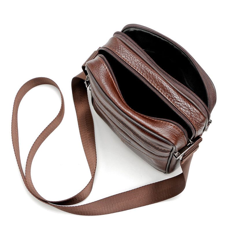High Quality Genuine Leather Vintage Designer Crossbody Bag