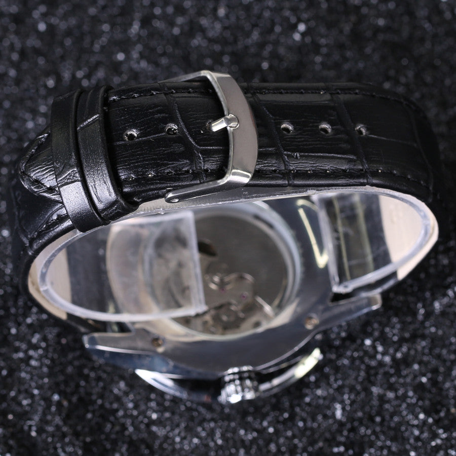 Tourbillon Automatic Mechanical Big Dial Watch wm-m