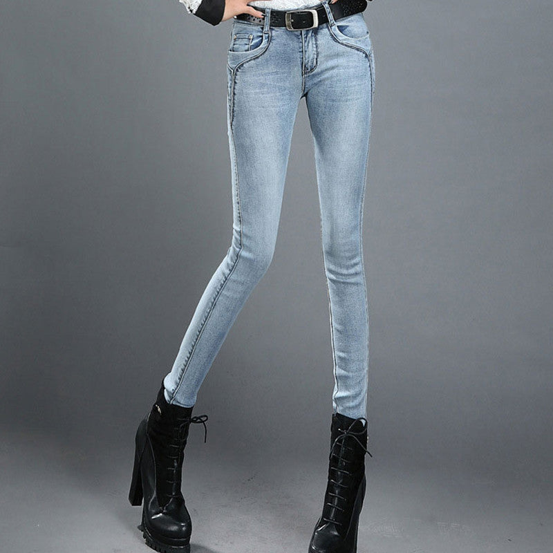 Blue Slim Jeans for Women