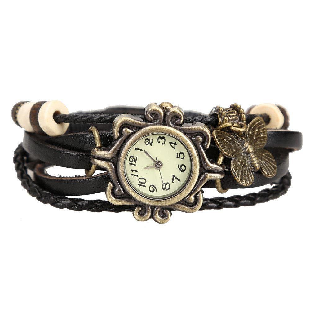 Antique Butterfly Fashion Wrist Watches For Women ww-b