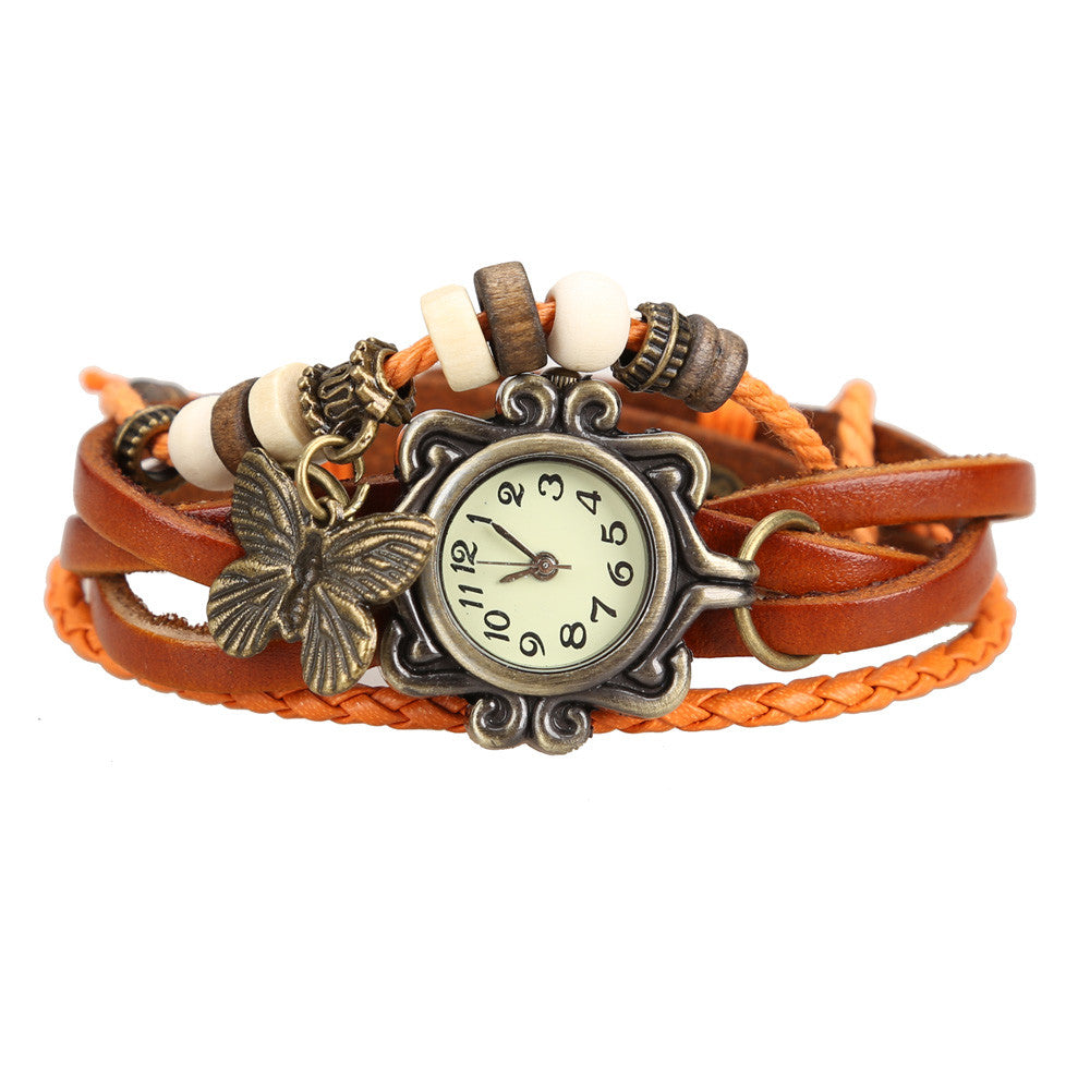 Antique Butterfly Fashion Wrist Watches For Women ww-b