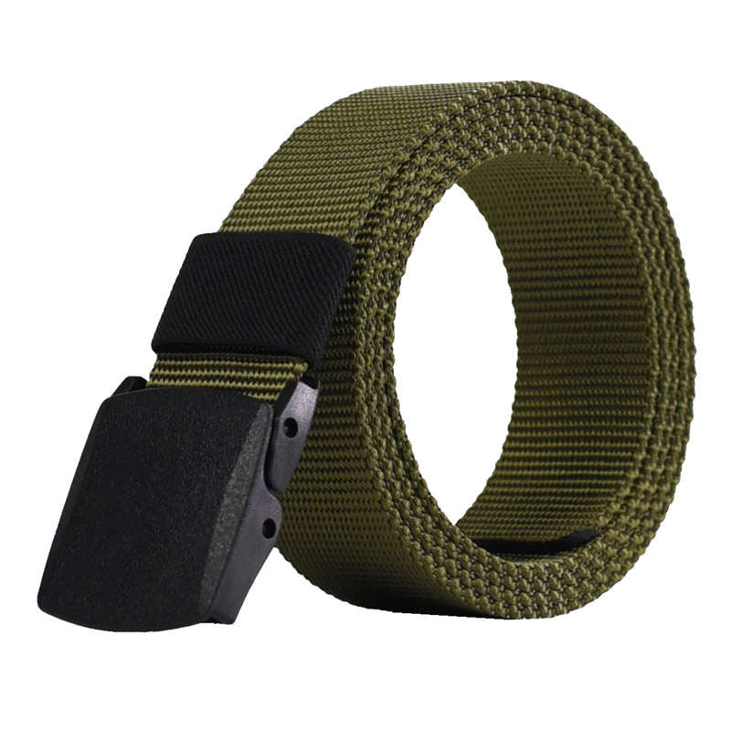 Automatic Buckle Military Canvas High Quality Strap Nylon Belt for Men