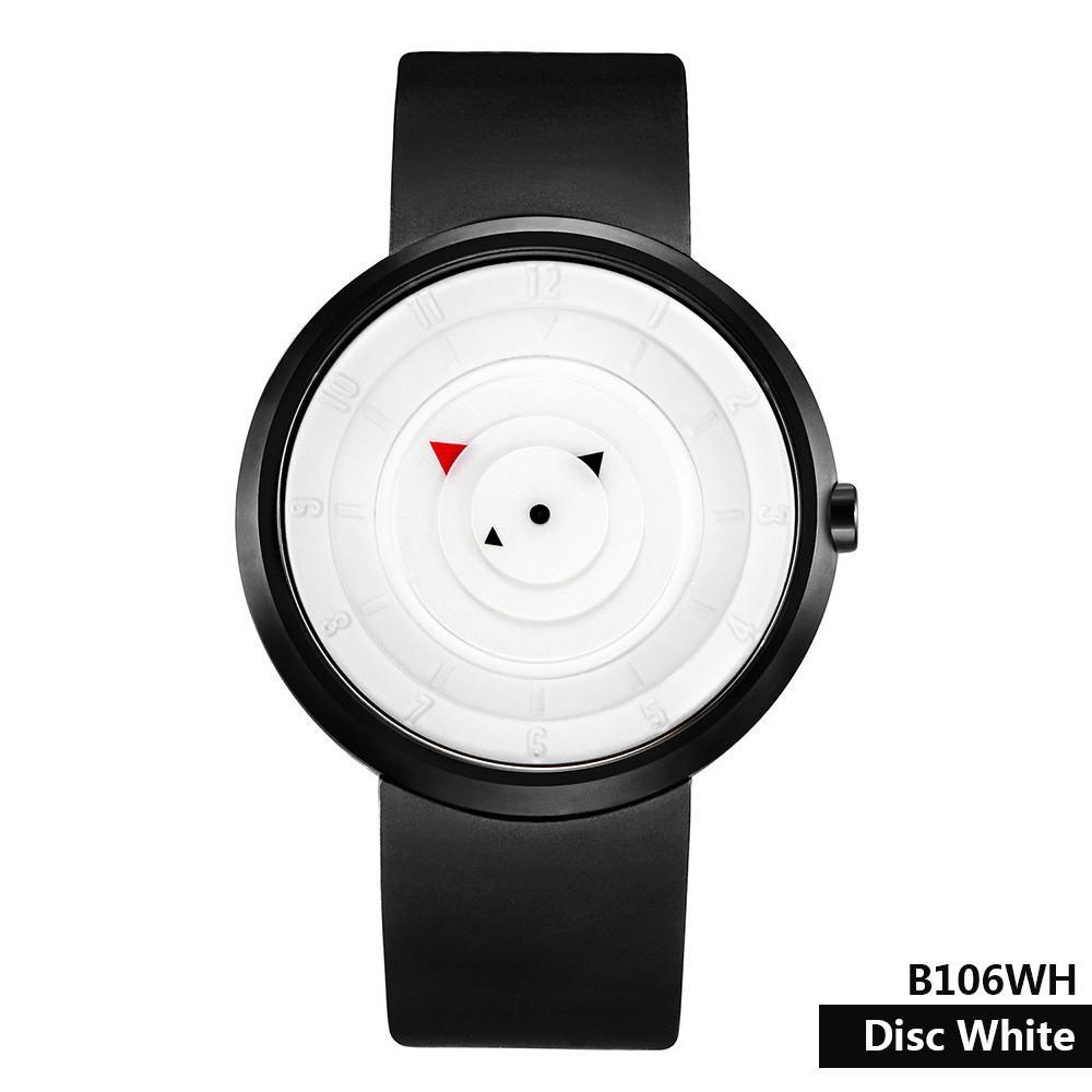 Futuristic Black Waterproof Watch ww-b