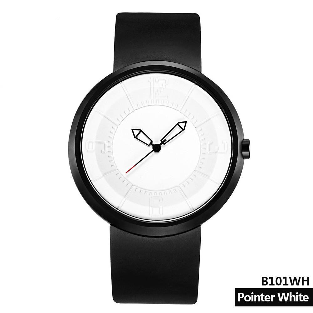 Futuristic Black Waterproof Watch ww-b