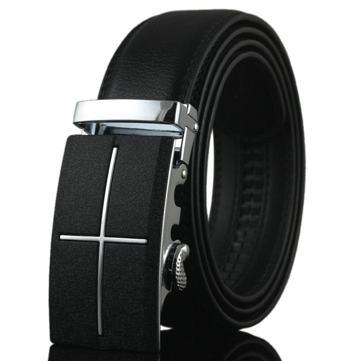 Automatic New Designer Buckle Leather Belt For Men