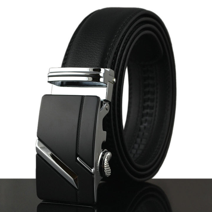 Automatic New Designer Buckle Leather Belt For Men