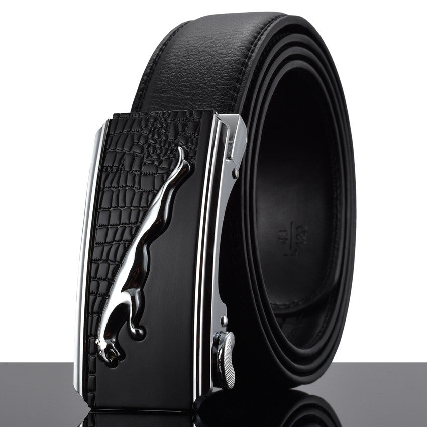 Automatic New Designer Buckle Leather Belt For Men