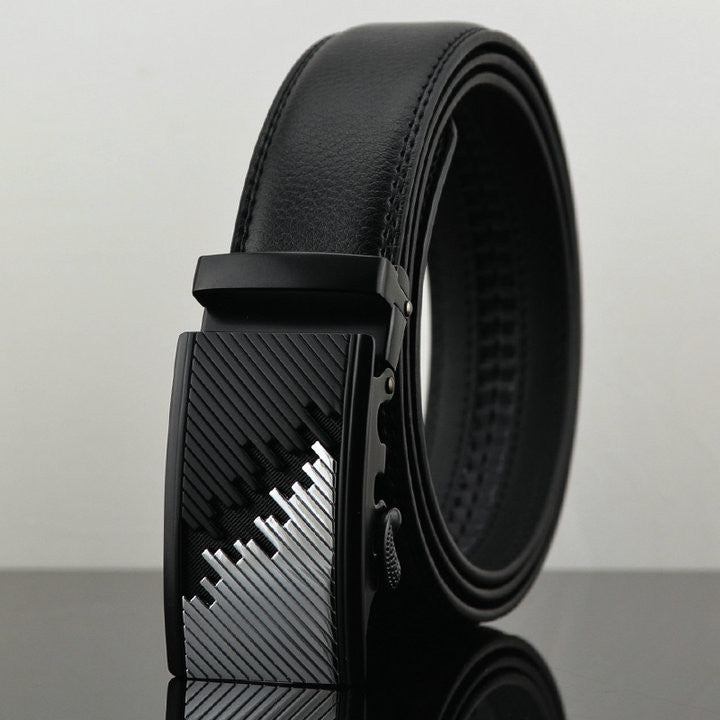 Automatic New Designer Buckle Leather Belt For Men