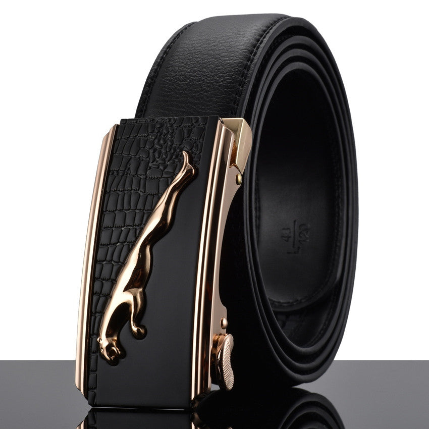 Automatic New Designer Buckle Leather Belt For Men