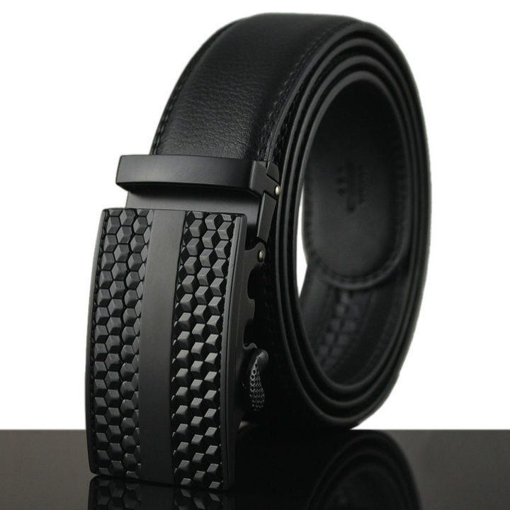 Automatic New Designer Buckle Leather Belt For Men