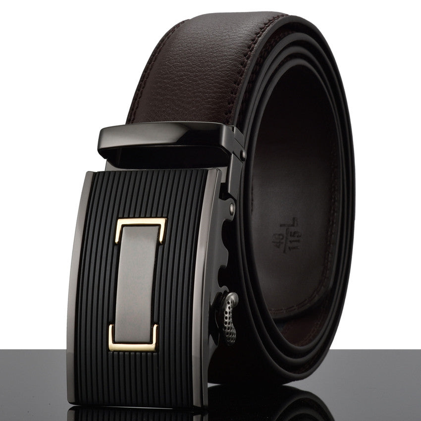 Automatic New Designer Buckle Leather Belt For Men