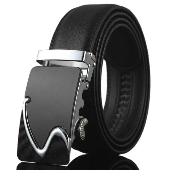 Automatic New Designer Buckle Leather Belt For Men