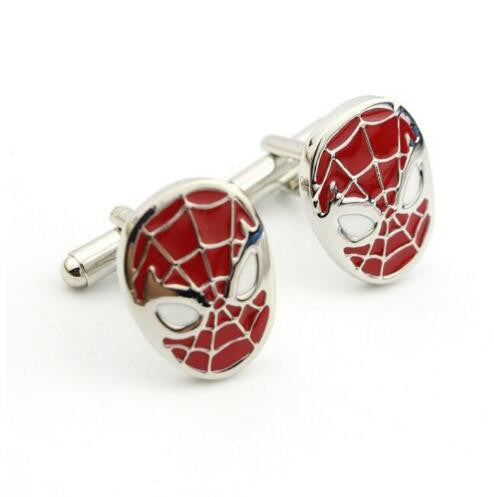Novelty Super Heroes Design Batman Spiderman Cufflinks