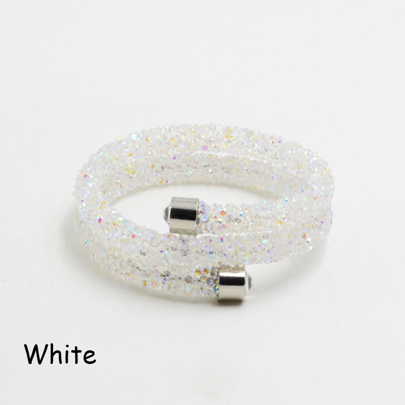 2017 Double Crystal Bracelets For Women Girl Classic Luxury Top Quality Crystaldust