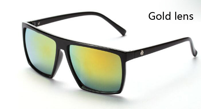 Brand Frame Square All Black Sunglasses for Men