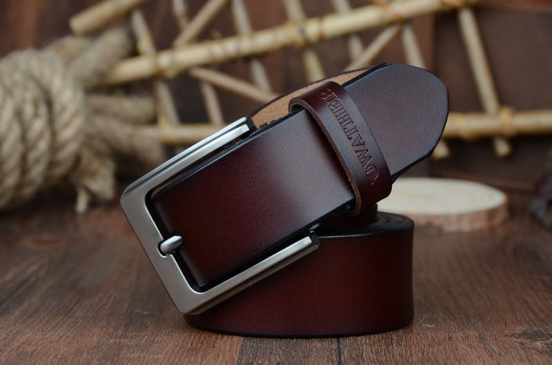 Genuine Leather Luxury Strap Belt For Men in 3 Colors