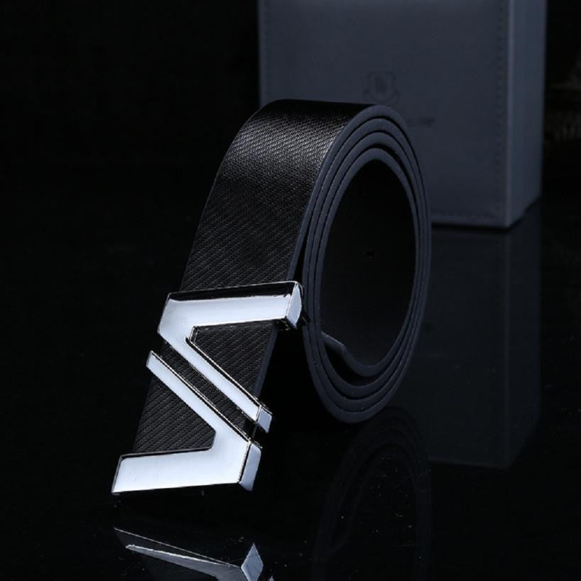 Automatic Letter Buckle Waist Strap Unisex Belts