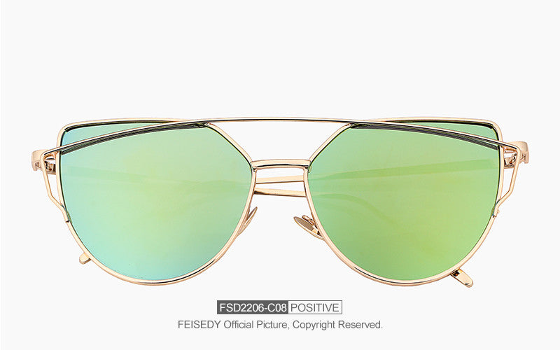 Fashion Cat Eye Sunglasses For Women Brand Designer