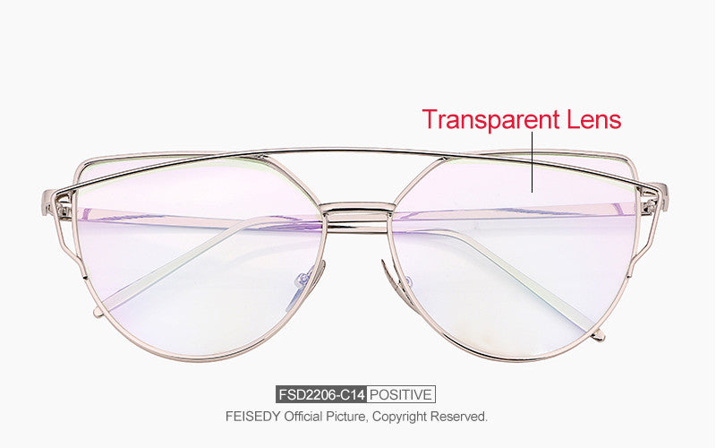 Fashion Cat Eye Sunglasses For Women Brand Designer