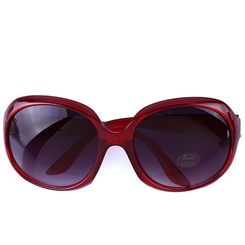 Fashion Big Round Sunglasses for Women Brand Designer Brown Luxury