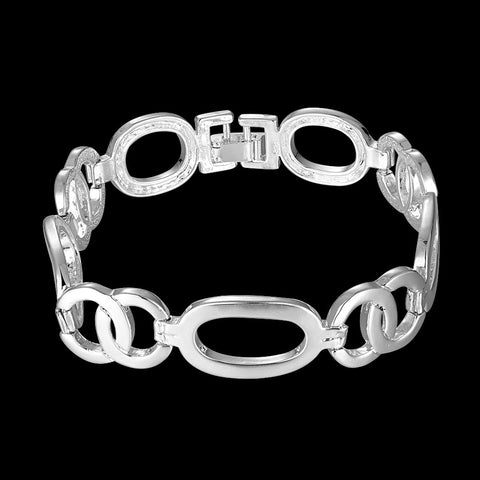 Luxury Silver Watchband Bracelets mj-