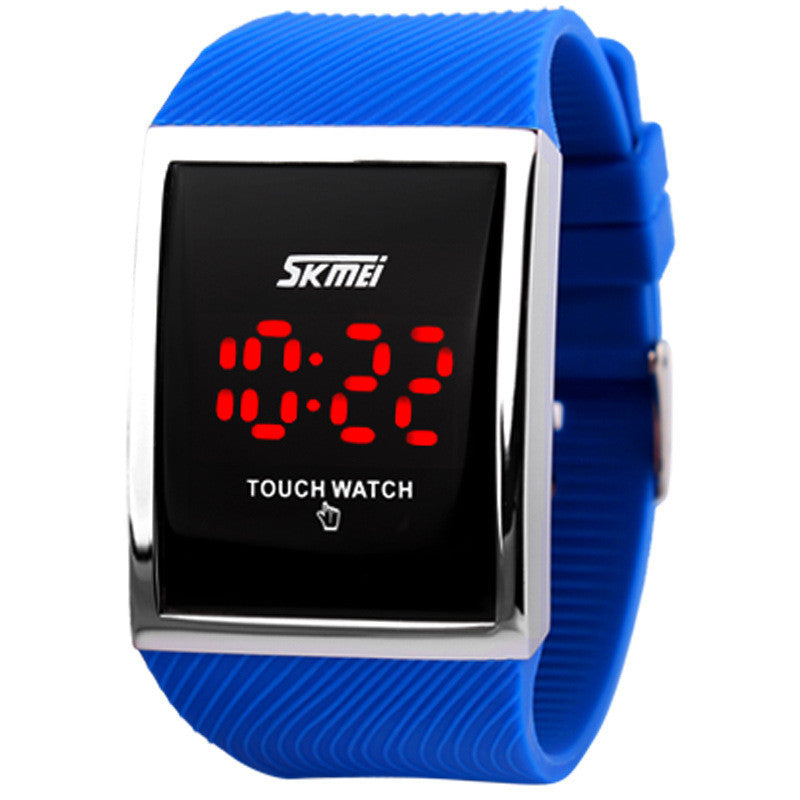Touch Screen Electronic LED Sports Digital Watch 6 Colors ww-s wm-s