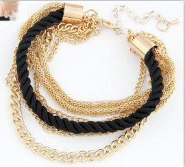 Fashionable Rope Chain Decoration Bracelets