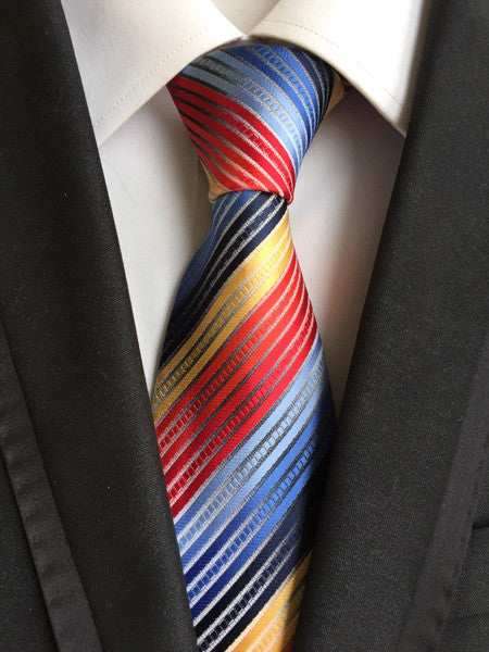 Red & Blue Color Business Men's Ties